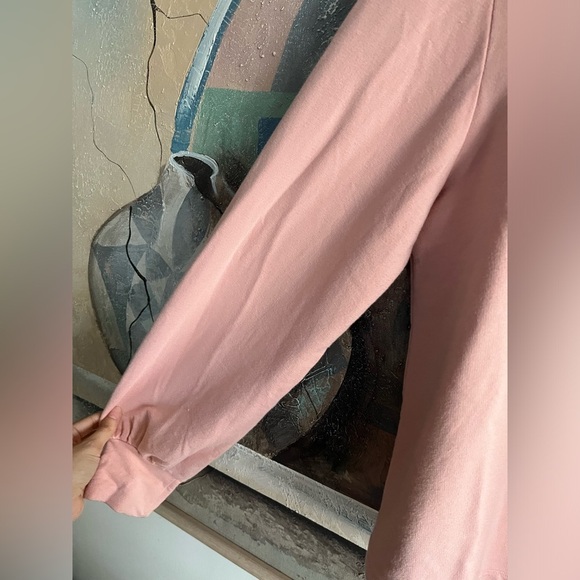 Encircled Bamboo-Cotton Pink Sweater - Picture 4 of 10